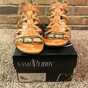 Sam & Libby Ainsley Gladiator/Wedge Sandal Size 8 1/2
